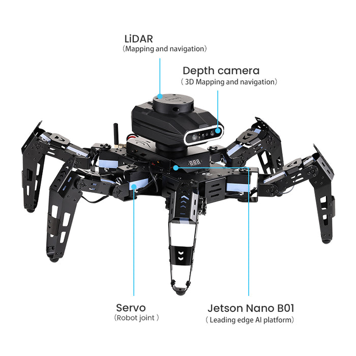 HexaWander ROS Open Source Robot